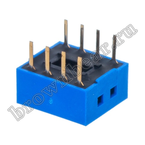 Переключатель Dip-Switch 4 контактных группы, (B001C) SWD1-4 фото 2