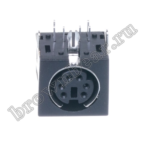 Гнездо mini DIN 6 контактов на плату MDN-6FR фото 6