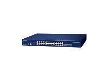 SGS-6310-24T4X Управляемый L3 стекируемый коммутатор Planet, 24 порта 10/100/1000Мбит/с, 4 порта SFP+ 10Гбит/с