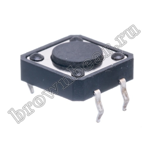 Кнопка тактовая 12x12 мм, h=4.3 мм, 4 контакта SWT-5