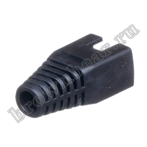Колпачок изолирующий для разъёма RJ-45, черный TPC-1/B фото 3