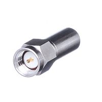 Разъем SMA штекер на кабель RG-58, обжимной, Amphenol SMA 1111A1-NT50G-1-50