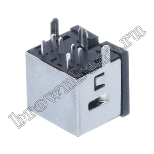 Гнездо mini DIN 6 контактов на плату MDN-6FR фото 4