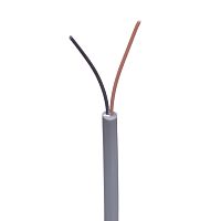 Кабель сигнальный коммуникационный 2 провода, 28AWG, бухта 50м, неэкранированный, серый -