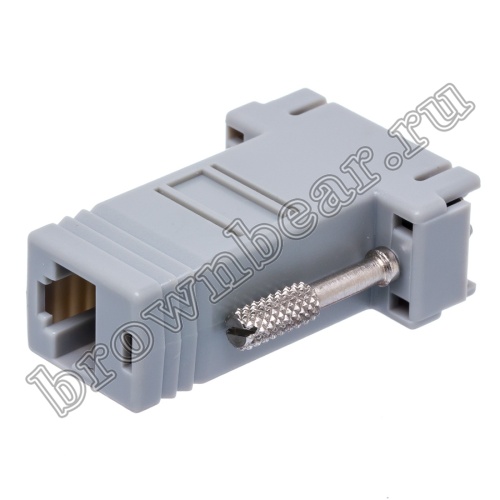 Переходник D-SUB 9 гнездо - RJ45 гнездо GC-9FT8 фото 4