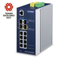 IGS-5225-8T2S2X Промышленный управляемый L3 коммутатор Planet, 8 портов 1Гбит/с, 2 порта SFP 2.5Гбит/с, 2 порта SFP+ 10 Гбит/с