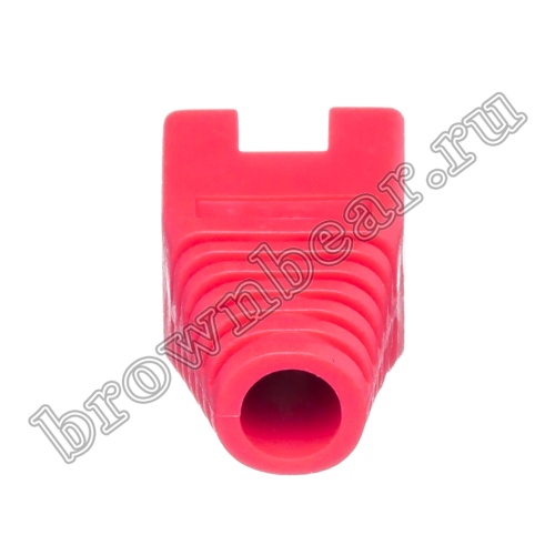 Колпачок изолирующий для разъёма RJ-45, красный TPC-1/R фото 2