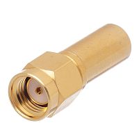 Разъем RP-SMA Amphenol, гнездо на кабель RG-58, обжимной, позолоченный 132113RP 