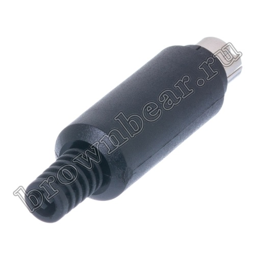 Вилка mini DIN 6 контактов на кабель MDN-6M фото 3
