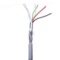 Кабель сигнальный USB2.0, 4 провода, бухта 50м, серый -