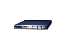 GS-4210-24UP4C Управляемый L2/L4 коммутатор Planet, 24 порта 10/100/1000Мбит/с 802.3bt Ultra PoE 600Ватт, 4 комбо порта RJ-45/SFP 100/1000Мбит/с