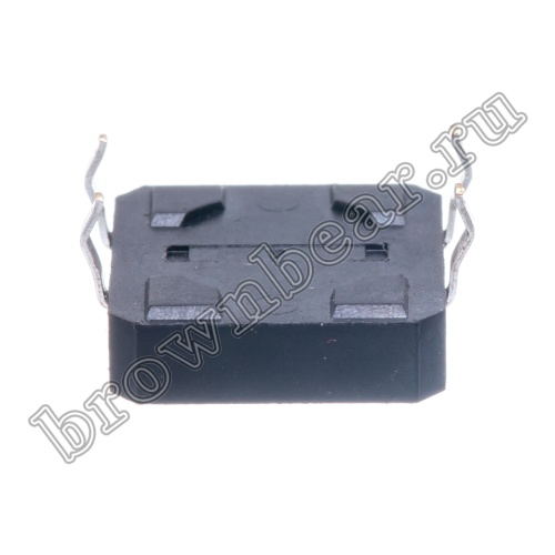 Кнопка тактовая 12x12 мм, h=4.3 мм, 4 контакта SWT-5 фото 2