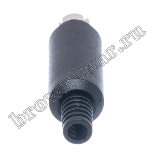 Вилка mini DIN 4 контакта на кабель, SVHS MDN-4M фото 3