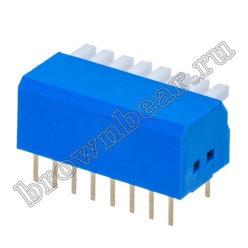 Переключатель Dip-Switch 8 контактных групп, пиано SWD3-8 фото 3