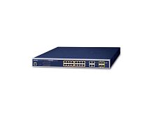 GS-4210-16UP4C Управляемый L2/L4 коммутатор Planet, 16 портов 10/100/1000Мбит/с 802.3bt Ultra PoE 400Ватт, 4 комбо порта RJ-45/SFP 100/1000Мбит/с