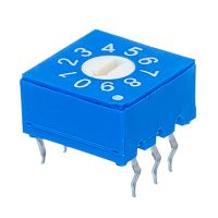 Переключатель Dip-Switch 10 позиций, поворотный SWD10