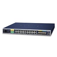 IGS-6325-20T4C4X Промышленный управляемый L3 коммутатор Planet, 20 портов 1Гбит/с, 4 порта SFP 1Гбит/с, 4 порта SFP+ 10Гбит/с