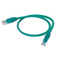 Патч-корд UTP RJ-45, категория 5e, литой, 0.5 метра, зеленый 